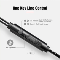 Słuchawki douszne słuchawki douszne 3.5mm słuchawki douszne słuchawki z mikrofonem słuchawki stereofoniczne do telefonu Samsung S6 Xiaomi 3